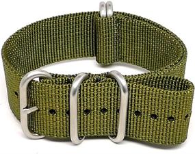 img 3 attached to DaLuca Ballistic Nylon Military Watch Men's Watches and Watch Bands