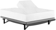 🛏️ waterproof terry cotton split head mattress protector - elastic fitted sheet style for adjustable beds or half split bed (king-34 split - white solid) logo