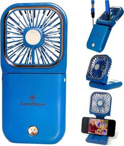 img 4 attached to CocoSnow Portable Handheld Rechargeable Travel Blue