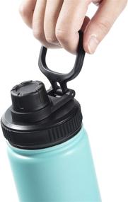 img 3 attached to W&R Spout Lid for Hydro Flask Wide Mouth Sport Water Bottles: The Ultimate Chug Lid Replacement Cap