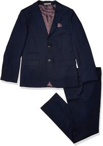 img 3 attached to Enhanced SEO: Geoffrey Beene Textured 2-Piece Light Boys' Apparel and Suits + Sport Coats