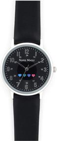 img 1 attached to Nuese Mates Heart Watch Black