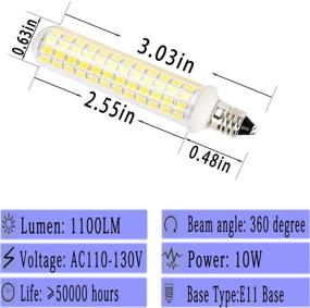 img 3 attached to 🔆 Enhanced E11 Candelabra Halogen Replacement: Elevate Your Lighting Experience