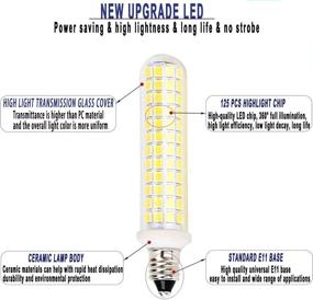 img 2 attached to 🔆 Enhanced E11 Candelabra Halogen Replacement: Elevate Your Lighting Experience