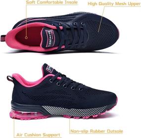 img 3 attached to Lamincoa Cushion Sneakers Breathable Athletic Sports & Fitness in Running