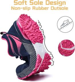 img 1 attached to Lamincoa Cushion Sneakers Breathable Athletic Sports & Fitness in Running