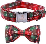 🦁 lionheart glory adjustable soft dog collars with bowtie - pet collars bow tie for x-small, small, medium & large dogs logo