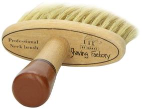 img 1 attached to 🪒 Shaving Factory Square Neck Brush: Precision Grooming Tool for a Flawless Shave