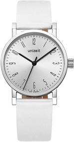 img 4 attached to UNIZEIT Fashionable Elegant Leather Watchband