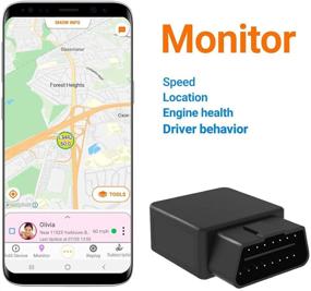 img 3 attached to Умный 4G OBD GPS трекер с точкой доступа WiFi - мониторинг скорости - история маршрута - геозона - диагностика двигателя - идеальное решение для семьи или флота