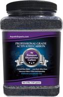 🐠 premium activated carbon: effective aquarium filter charcoal media with fine mesh bag for odor and discoloration removal - enhanced by bituminous coal logo