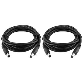 img 4 attached to 🔌 Onite 2-Pack 20AWG 6.6ft DC Male to Male 5.5x2.1mm Power Adapter Cable for LED Strip, Surveillance Camera, CCTV Security Camera, LED Display, IP Camera, DVR, Router, Invoice Printer