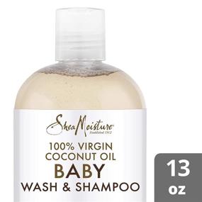 img 3 attached to 👶 SheaMoisture Baby Wash and Shampoo: 100% Virgin Coconut Oil, 13 Fl Oz - Gentle Care for Babies