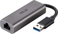 🔌 asus 2.5g ethernet usb adapter (usb-c2500): enhanced lan network connection for mac os, linux, windows - perfect for gaming, backward compatible on 2.5g, 1g, 100mbps logo