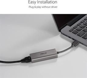img 3 attached to 🔌 ASUS 2.5G Ethernet USB Adapter (USB-C2500): Enhanced LAN Network Connection for Mac OS, Linux, Windows - Perfect for Gaming, Backward Compatible on 2.5G, 1G, 100Mbps