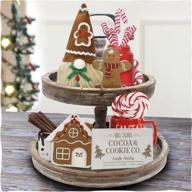 festive farmhouse gingerbread christmas decor: a delightful touch of holiday charm logo