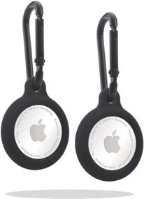 img 4 attached to Airtag Keychain Holder: Waterproof Case with Key Ring & Clip, Ideal for Apple AirTags, Dog Collars & Key Finder Accessories