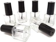 удобные бутылочки для лака для ногтей glasshonbay 6pcs 5ml с кисточкой для diy nail art логотип