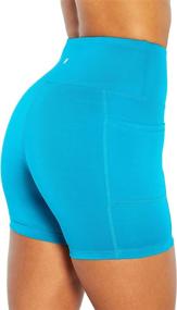 img 1 attached to 🩳 Bally Total Fitness Women's High Rise 5-Inch Pocket Short - Enhanced for SEO