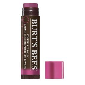 img 4 attached to 💄 Гигиеническая помада Burt's Bees с фиолетовым оттенком, обогащенная маслом ши и растительными восками - 100% натуральная, 1 тюбик