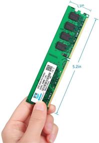 img 1 attached to Motoeagle DDR2 PC2 5300 667 МГц Udimm ОЗУ: эффективные 2 ГБ PC2 5300U 1,8 В не буферизованные модули памяти для настольных ПК