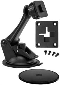 img 4 attached to 🚗 ARKON Windshield Dashboard Sticky Suction Car Mount: The Perfect Mount for XM and Sirius Satellite Radios Single T and AMPS