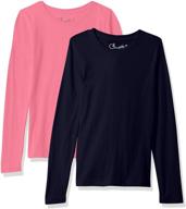 clementine everyday t-shirts - black/turquoise sleeves (girls' clothing) logo
