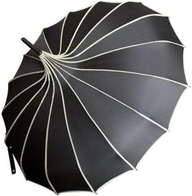 img 4 attached to 🌂 VIVI SKY Old Fashionable Ingenuity Umbrella: Timeless Elegance meets Functional Design