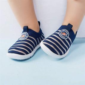 img 2 attached to Infant Sneakers Non Slip Walkers Toddler Boys' Shoes for Sneakers