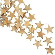 🌟 улучшите ваши проекты рукоделия с помощью набора из 100 недоделанных деревянных вырезанных звездочек bright creations - размером 1 дюйм. логотип