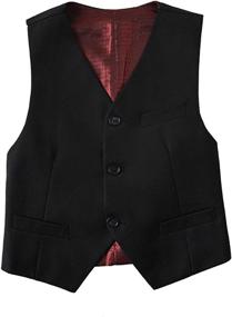 img 1 attached to 👔 Lycody Kids Formal Vest: Stylish Toddler Boys' Clothing at Suits & Sport Coats Store