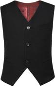 👔 lycody kids formal vest: stylish toddler boys' clothing at suits & sport coats store logo