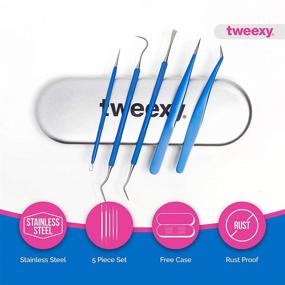 img 1 attached to Прецизионные пинцеты Tweexy из нержавеющей стали Transfer