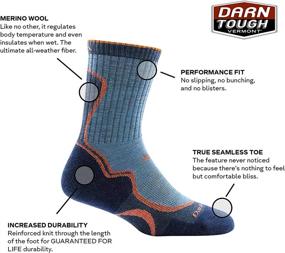 img 2 attached to 🧦 Durable and Comfortable Micro Crew Light Cushion Socks for Women by Darn Tough Vermont