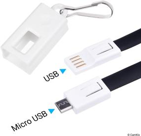 img 2 attached to 🔒 Прочный чехол из нейлона с жесткой оболочкой и USB-ремешком - Непревзойденная защита для Trezor One биткоин/криптовалютного кошелька - Безопасное питание, передача данных и транспортировка с карманом из сетки - Легкий и надежный