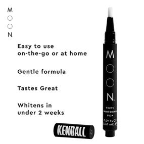 img 2 attached to 🌙 MOON Teeth Whitening Pen - Elixir III by Kendall Jenner: Brush for a Dazzling Smile - On-The-Go Whitener, 30+ Uses, Vegan & Refreshing Vanilla Mint Flavor