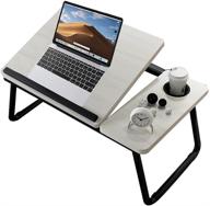 🖥️ enhance your laptop experience with the asltoy foldable lap desk stand logo