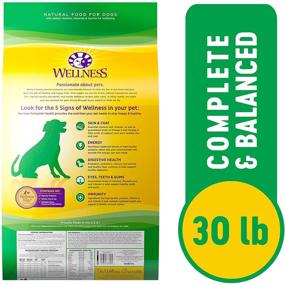 img 3 attached to 🐶 Wellness Complete Health Lamb & Barley Dry Dog Food with Grains - Natural, Healthy Recipe for Adult Dogs, Made in USA, With Added Vitamins and Minerals, No Meat by-Products, Fillers, or Artificial Preservatives