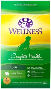 img 4 attached to 🐶 Wellness Complete Health Lamb & Barley Dry Dog Food with Grains - Natural, Healthy Recipe for Adult Dogs, Made in USA, With Added Vitamins and Minerals, No Meat by-Products, Fillers, or Artificial Preservatives