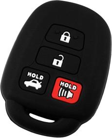 img 3 attached to 🔑 KeyGuardz: Мягкий резиновый защитный чехол для брелока Toyota Camry Corolla Rav4 HYQ12BDM безключевого входа в автомобиль