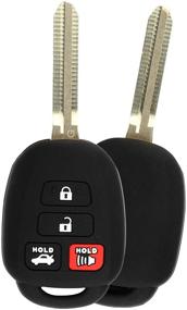 img 2 attached to 🔑 KeyGuardz: Мягкий резиновый защитный чехол для брелока Toyota Camry Corolla Rav4 HYQ12BDM безключевого входа в автомобиль