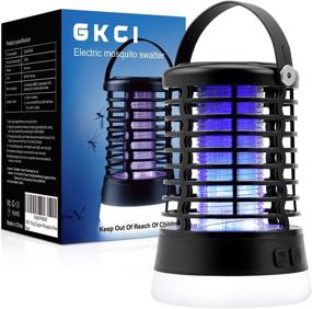 img 4 attached to 🪰 Bug Zapper Electric Mosquito Killer: Effective Insect Fly Trap with Camping Lamp for Indoor Outdoor Control and Camping Convenience