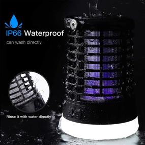 img 2 attached to 🪰 Bug Zapper Electric Mosquito Killer: Effective Insect Fly Trap with Camping Lamp for Indoor Outdoor Control and Camping Convenience