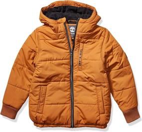 img 4 attached to 🧥 Timberland Castlerock Heavyweight Puffer Jacket - Boys' Clothing available at Active