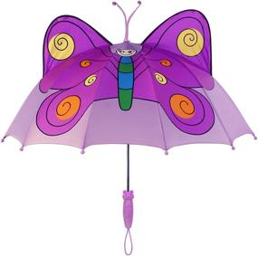 img 4 attached to Kidorable Purple Butterfly Umbrella Antennae