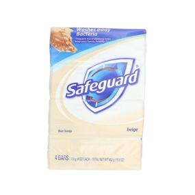 img 3 attached to 🧼 Прочный бежевый мыльный брусок Safeguard 4 унции, 4 бруска (упаковка из 3): надежная защита для гигиенического ухода