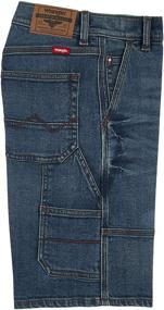 img 2 attached to Stylish and Practical: 🩳 Wrangler Boys' Straight Fit Utility Short