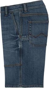 img 1 attached to Stylish and Practical: 🩳 Wrangler Boys' Straight Fit Utility Short