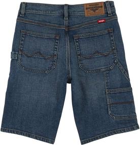 img 3 attached to Stylish and Practical: 🩳 Wrangler Boys' Straight Fit Utility Short