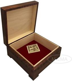 img 2 attached to 🎁 Handmade Linden Wood Sewing Box - Exclusive Gift from Poland Wood Art for Weddings & Mother's Day
